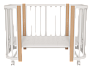 OLANT BABY кровать-трансформер с маятником Vila белый/бук - фото 6