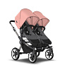 Bugaboo Donkey5 Twin коляска 2 в 1 Graphite/Grey Melange/Morning Pink - фото 8
