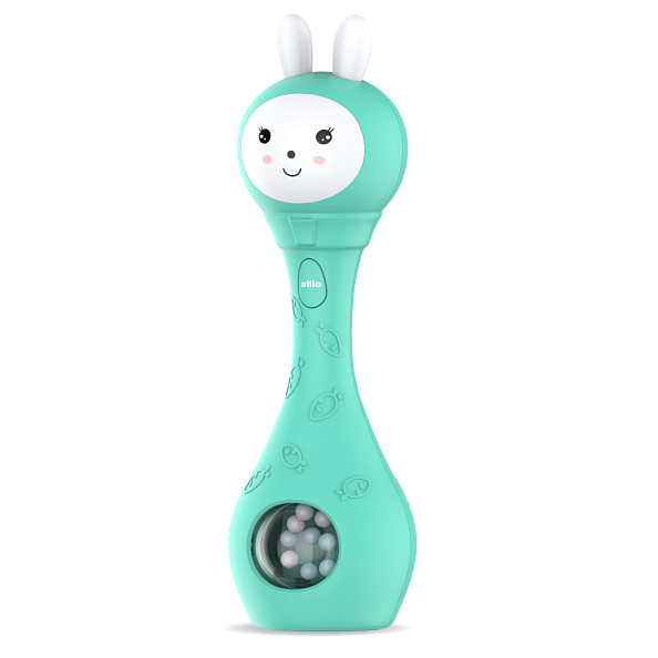 Alilo игрушка Зайка-Карапуз S1 бирюзовый - фото  1