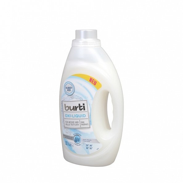 Burti OXI средство синтетическое жидкое для стирки белого и светлого белья 1.45 л
