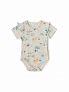 Babybu комплект из 3-х предметов: боди, леггинсы и повязка JUNGLE DREAM 100% органический хлопок пИМ - фото 2