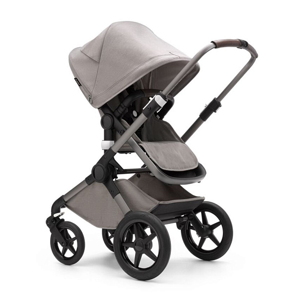 Bugaboo Fox3 Mineral коляска 2 в 1 Graphite/ Light Grey - фото  4