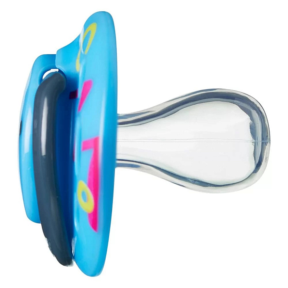 Tommee Tippee соска-пустышка силиконовая Fun Style, 6-18 мес., 2 шт. - фото  4