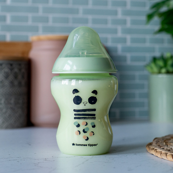 Tommee Tippee бутылочка для кормления Closer to nature, 260 мл., 0+, моно - фото  6