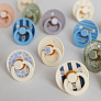 BIBS соска-пустышка латексная Studio Colour Block/Ivory Steel Blue - фото 7