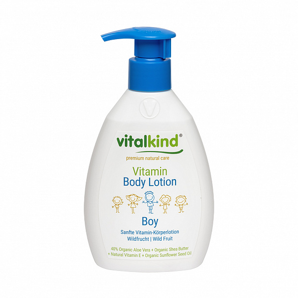 vitalkind молочко для тела витаминное для мальчишек 200 мл