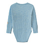 Babybu боди с длинным рукавом из 100% шерсти мериноса Sky Melange - фото 2