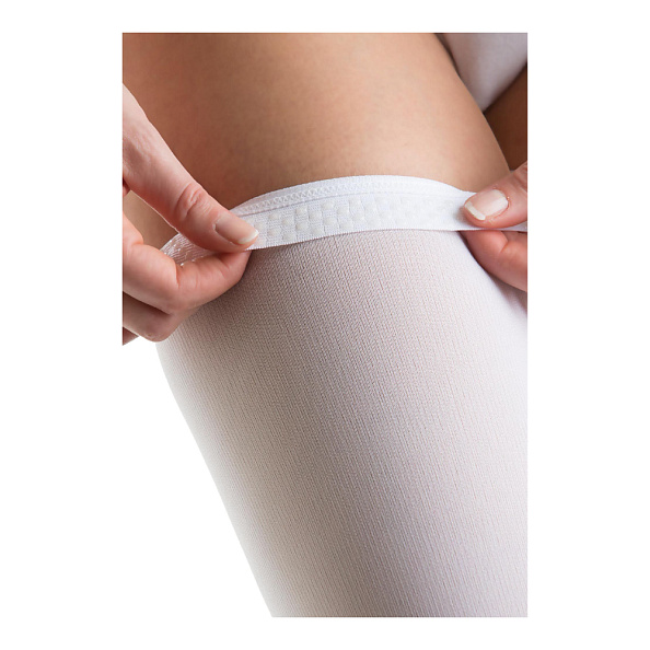 RELAXSAN чулки антиэмболические 1 класс компрессии на резинке с открытым носком (мягкая упаковка) PR - фото  3