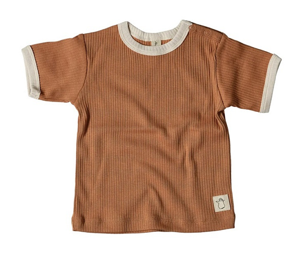 AWWW футболка в рубчик купер - фото  1