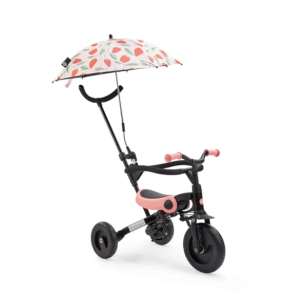 Happy Baby зонт детский в комплекте с креплением для коляски, велосипеда strawberry - фото  6