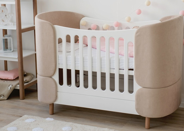 Ellipse кровать-трансформер Kidi Soft бежевый - фото  10