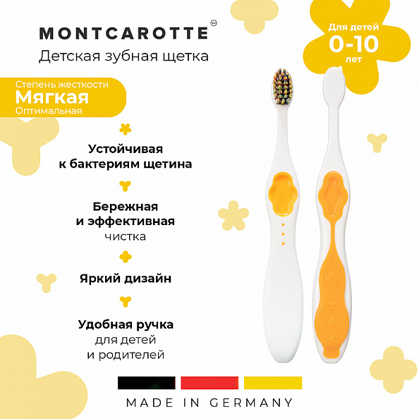 MontCarotte подарочный набор для детей Банан, щетка+зубная паста - фото  8