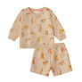 Babybu комплект из 2-х предметов: шорты и толстовка SAND JUMPING JAGUARS 100% органический хлопок цв - фото 1