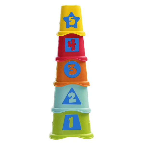 Chicco пирамидка Stacking Cups - фото  1