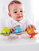 Hape набор погремушек на присосках Морские друзья, 3 предмета