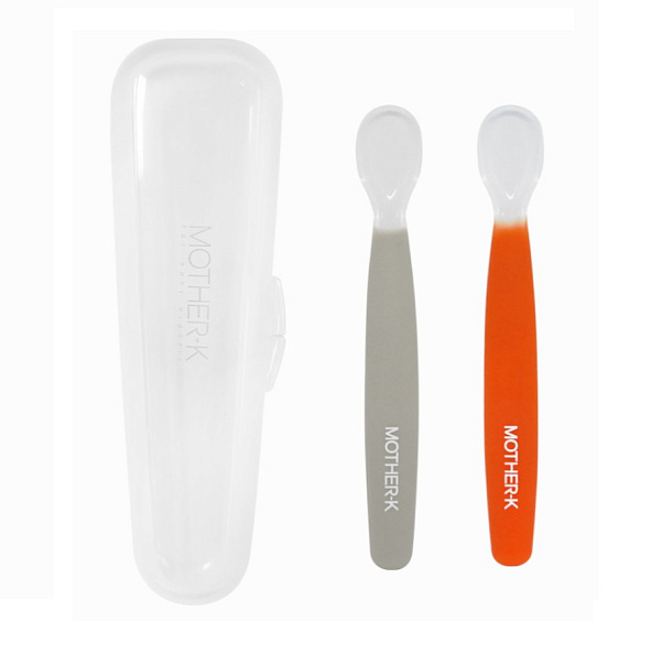 Mother-K Набор силиконовых ложек в футляре - фото  1