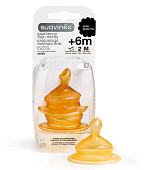 Suavinex соска 6 месяцев+ латексная анатомическая 2 штуки