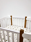 OLANT BABY пеленка на резинке 100х70 см Pear with me LOVE