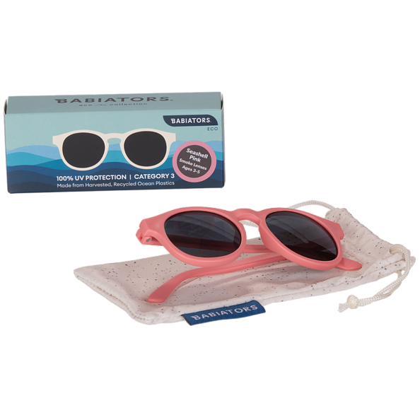 Babiators очки солнцезащитные Eco Keyhole Розовая ракушка - фото  2