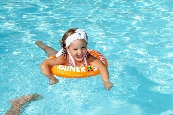 Swimtrainer круг classic оранжевый 2 года+ - фото  7