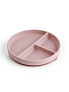 Edda тарелка на присоске секционная Пудра - фото 1