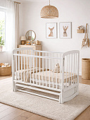 OLANT кровать с маятником Солвиг (Solvig) белый