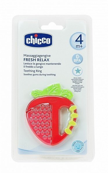 Chicco Fresh Relax прорезыватель-игрушка &quot;Клубничка&quot;, 4+
