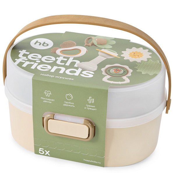 Happy Baby набор игрушек Тис Френдс (TEETH FRIENDS) - фото  3