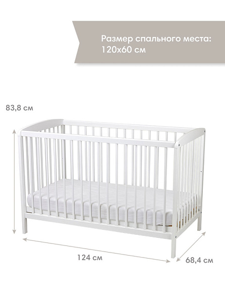 OLANT кровать + матрас Сова (Sova) белый - фото  6