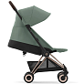 Cybex Коляска Coya Rosegold Leaf Green с дождевиком и бампером - фото 6