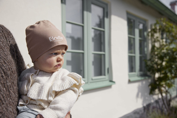 Elodie  Logo Beanies - Soft Terracotta -   2