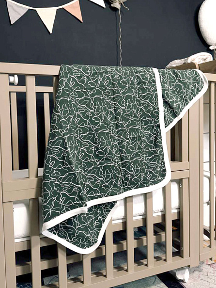 OLANT BABY пеленка-плед 90х90 см Forest frost - фото  5