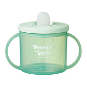 Tommee Tippee поильник, обучающая чашка с носиком и ручками, 190 мл, 4 м+, зеленый