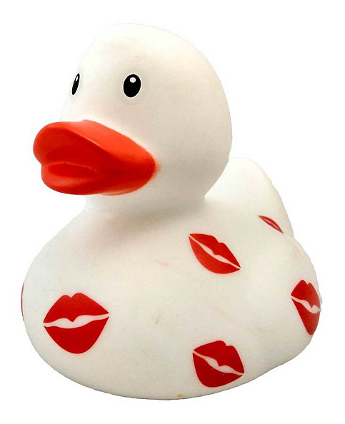 Веселые Ути-пути уточка белая с поцелуями - фото  1