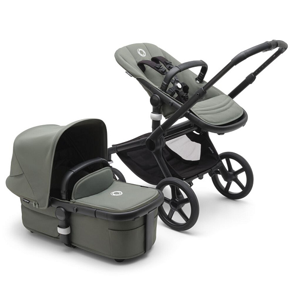 Bugaboo Fox5 коляска 2 в 1 Black/ Forest Green/ Forest Green complete - фото  3