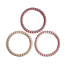 MUSHIE прорезыватель Pearl Bracelet Linen/Peony/Pale Pink, 3 штуки