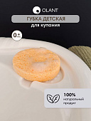 OLANT губка детcкая для купания желтая