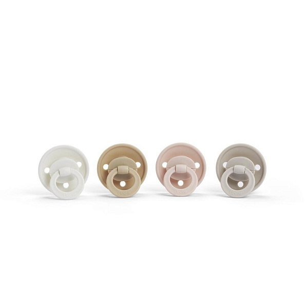 Elodie пустышка от 3 месяцев Retro Binky Bundle силиконовая 2 шт.- Pure Khaki  - фото  4