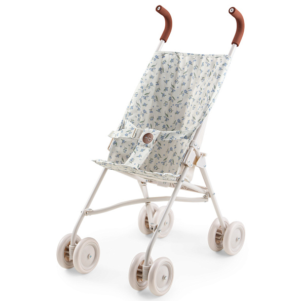 Happy Baby коляска прогулочная для кукол Твиглет (twiglet) синие цветы / blue flowers - фото  10