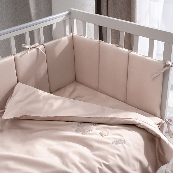 Perina комплект постельных принадлежностей для детей "Teddy Sateen Collection" (бежевый)  - фото  3