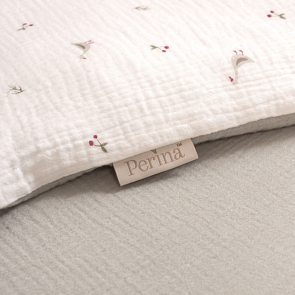 Perina комплект постельного белья Muslin Гуси/Шалфей 3 предмета  - фото  4