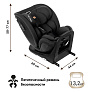 BE COOL Автокресло Sun I-Size (40-150 см, 0-12 лет) гр.0/1/2/3 Be Dark - фото 10
