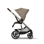 Cybex Коляска 2в1 Balios S Lux TPE Almond Beige в комплекте со спальным блоком Cot S и дождевиками - фото 6
