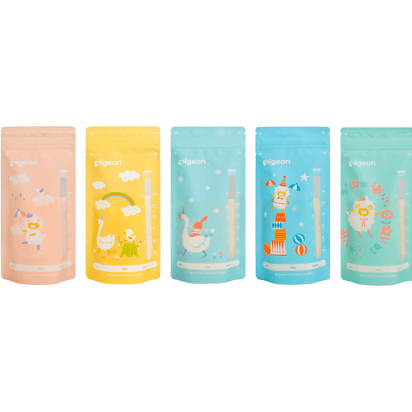 Pigeon пакеты для заморозки и хранения грудного молока 180 мл, 25 шт. - фото  4