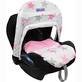 Xplorys Накидка в автокресло DOOKY Zero+ цв. Pink Stars