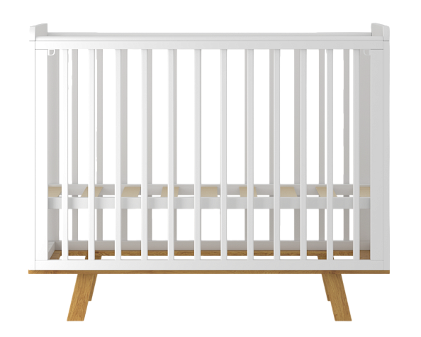 OLANT BABY кровать Скаген ЕССО белый/бук - фото  3
