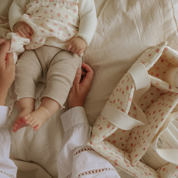 Elodie Муслиновый плед-пеленка Petit River Rose 80*80  - фото  6