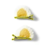 Happy Baby заколки для волос - ушки, yellow 2 штуки - фото 4