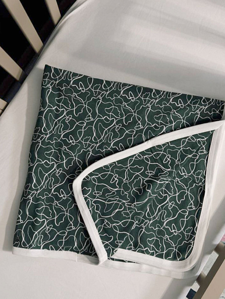 OLANT BABY пеленка-плед 90х90 см Forest frost - фото  6