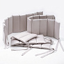 Perina защита для детской кроватки (фенс-бортик) "Sateen Collection" (жемчужно-серый) - фото 1